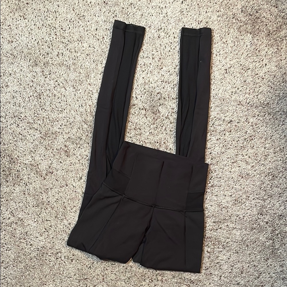 Lululemon Black High Rise Wunder Under Train Sheer Mesh Legging Size 2/XS